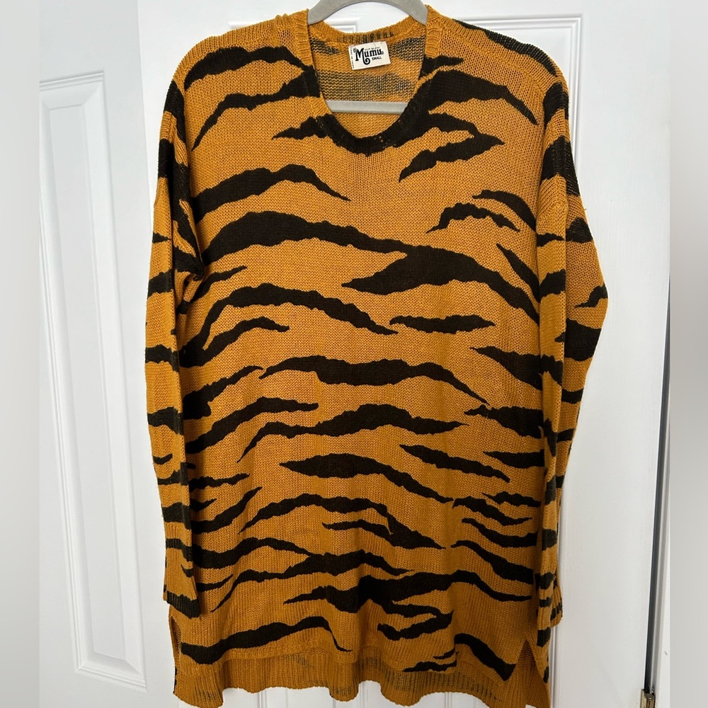 Show Me Your MuMu Tiger print sweater